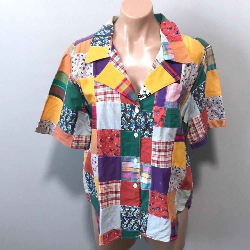 Modern Essentials Shirt of Many Colors Quilt Patch